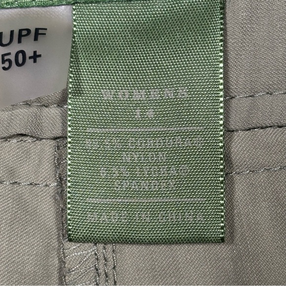 REI Skort Wrap Women’s Sz 14 Army Green Skirt/Shorts Nylon Hiking Pocket UPF 50 - Picture 7 of 11